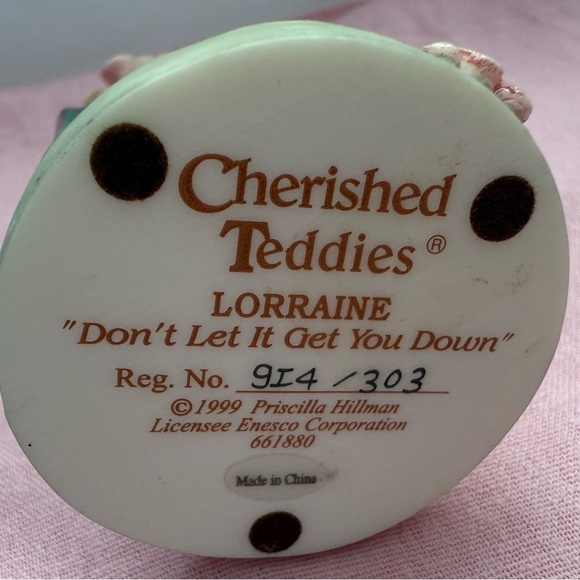 Cherished Teddies Collection, Lorraine... Don't Let It Get You Down - Picture 7 of 8